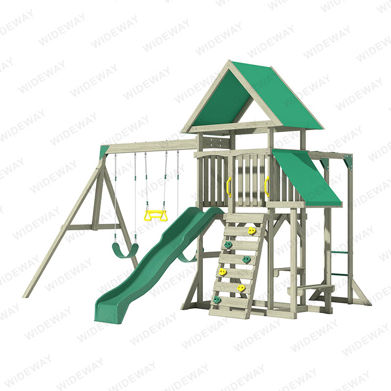 Napa set swing kayu minangka tambahan sing sampurna kanggo backyard sampeyan