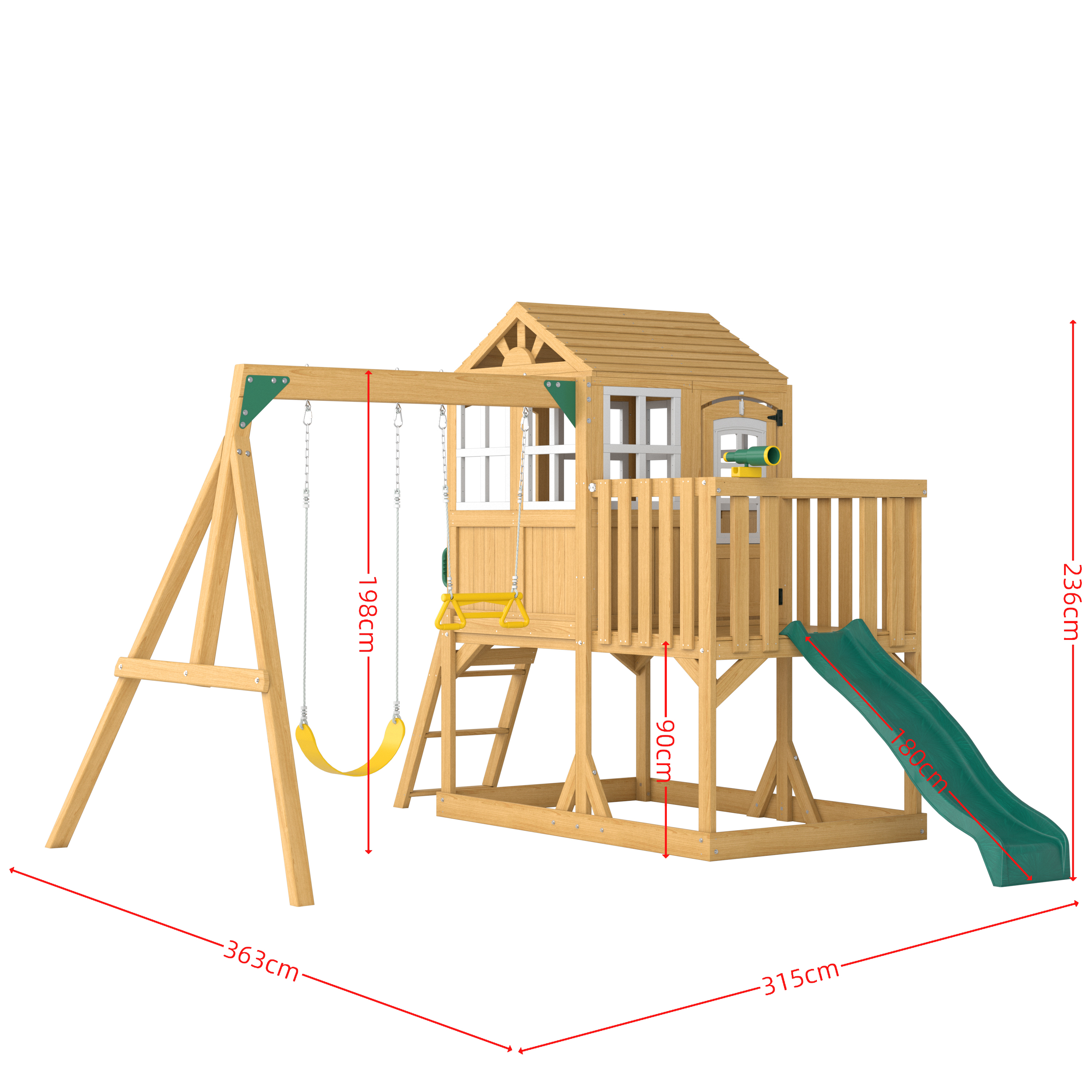 Kedatangan Baru: Playset kayu sing paling populer kanggo latar mburi omah!